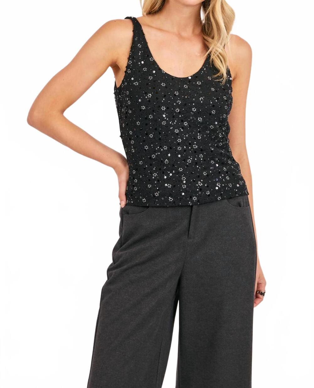 NEW SADIE & SAGE fifth avenue top in black